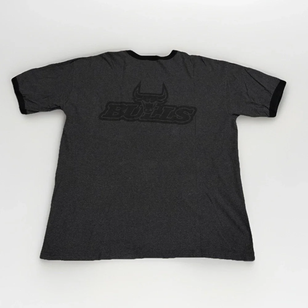RARE 90s Adidas Team True To The Athlete Chicago Bulls Cotton Shirt Men's XL